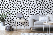Dotted Triangle Wallpaper Mural