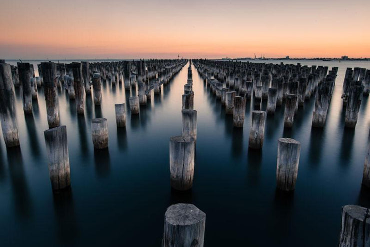 Port Melbourne Wall Mural-Landscapes & Nature-Eazywallz