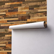 Reclaimed Wood Plank Removable Wallpaper-wallpaper-Eazywallz