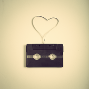 Retro Heart Shape Tape Wall Mural-Vintage-Eazywallz