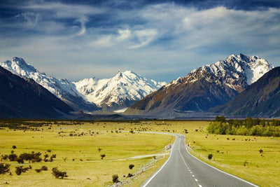 Road to the mountains Wall Mural-Landscapes & Nature-Eazywallz