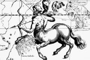 Sagittarius Constellation Map Wall Mural-astrology-Eazywallz