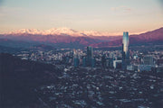 Santiago de Chile Skyline Wall Mural-Cityscapes-Eazywallz