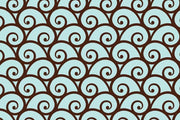 Shells pattern Wall Mural-Patterns-Eazywallz