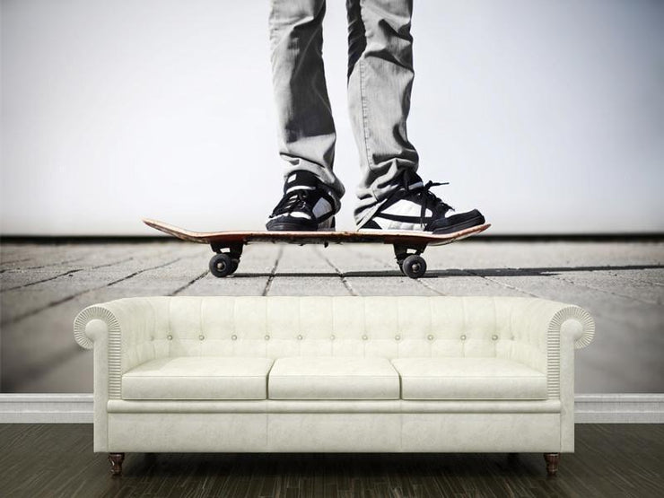 Skateboarder Wall Mural-Sports,Urban-Eazywallz