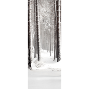 Snow Forest Door Mural-Landscapes & Nature-Eazywallz