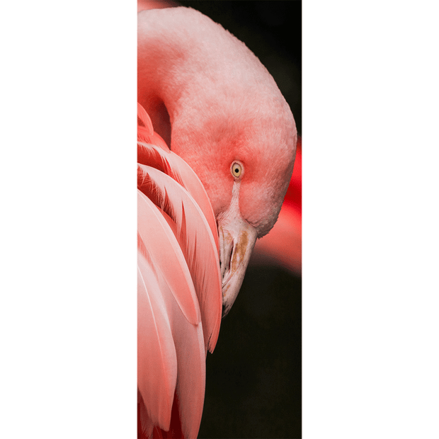 Soft Flamingo Door Mural-Landscapes & Nature-Eazywallz