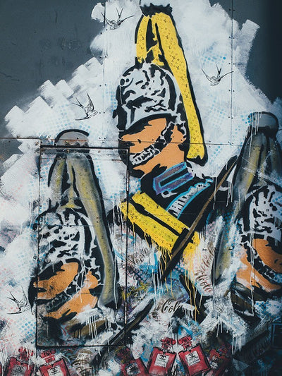 Soldier Graffiti Art Wall Mural-Urban-Eazywallz
