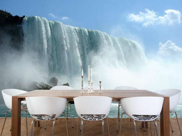 Splashes of the Niagara falls, Canada Wall Mural-Buildings & Landmarks,Landscapes & Nature-Eazywallz