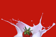 Splashing Strawberry Wall Mural-Food & Drink-Eazywallz