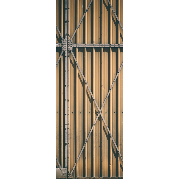 Steel Crate Door Mural-Vintage-Eazywallz
