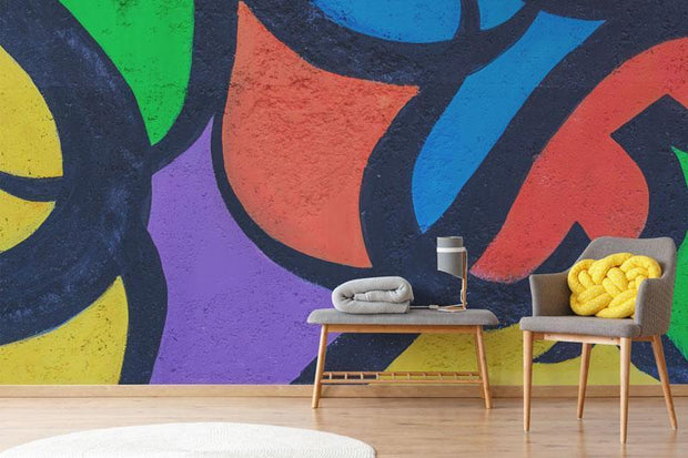 Street Colors Mural-Abstract,Urban,Modern Graphics,Best Seller Murals-Eazywallz