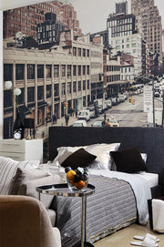 Streets of New York Wall Mural-Buildings & Landmarks,Urban,Featured Category-Eazywallz