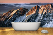 Sunrise in mountains Wall Mural-Landscapes & Nature-Eazywallz