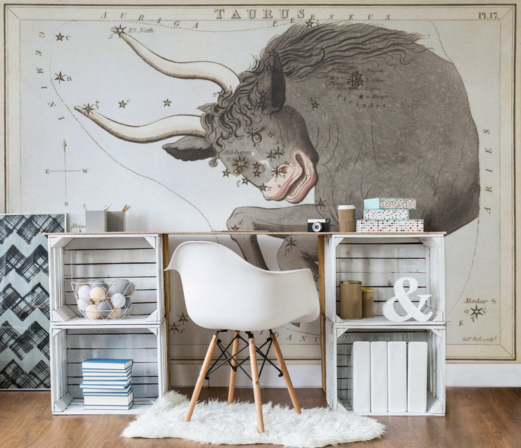 Taurus Wall Mural-astrology-Eazywallz