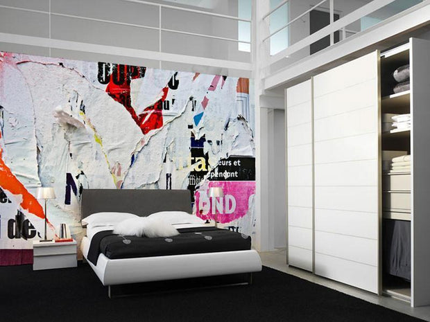 Torn Posters Wall Mural-Urban,Textures,Modern Graphics-Eazywallz