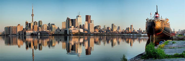 Toronto Skyline Wall Mural-Landscapes & Nature,Panoramic-Eazywallz