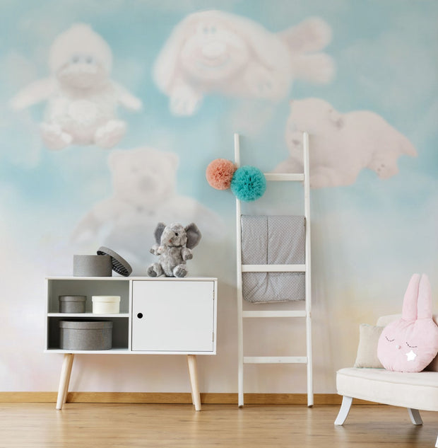 Toy Clouds Wallpaper Mural