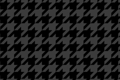 Trendy black houndstooth pattern Wall Mural-Patterns-Eazywallz