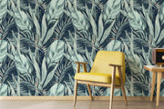green tropical jungle leaf forest wallpaper 