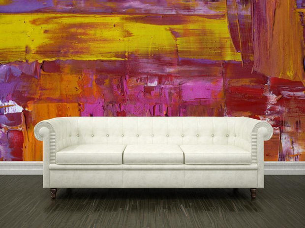 Vibrant painting Mural-Abstract-Eazywallz