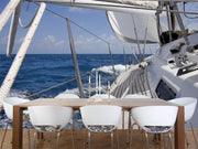 View from luxurious sailboat Wall Mural-Sports,Transportation-Eazywallz