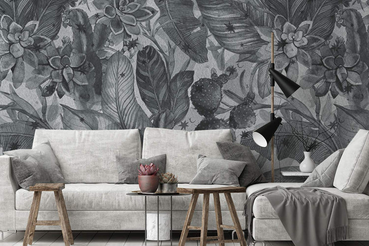 Vintage Botanical Wallpaper Mural