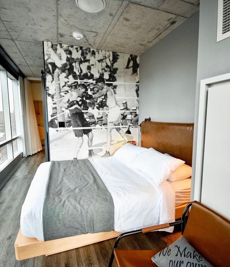 Vintage Dempsey Boxing Wall Mural-Sports-Eazywallz