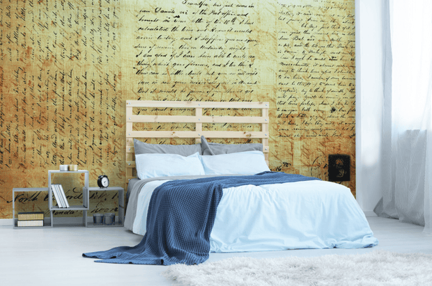 Vintage Letters Wall Mural-Cityscapes-Eazywallz