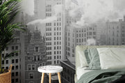 Vintage New York City Mural Wallpaper-Cityscapes-Eazywallz