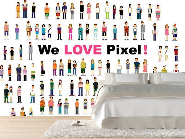 We love pixel! Wall Mural-Urban,Modern Graphics-Eazywallz