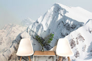 White Mountain Close Up Mural Wallpaper-Landscapes & Nature-Eazywallz