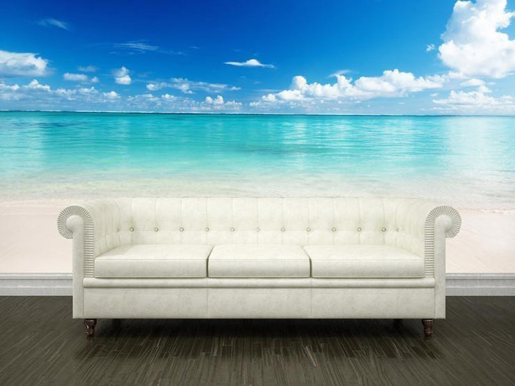 White sand beach Wall Mural-Tropical & Beach,Best Seller Murals-Eazywallz