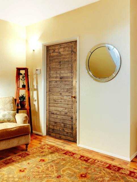 Wooden Planks Door Mural-Textures-Eazywallz