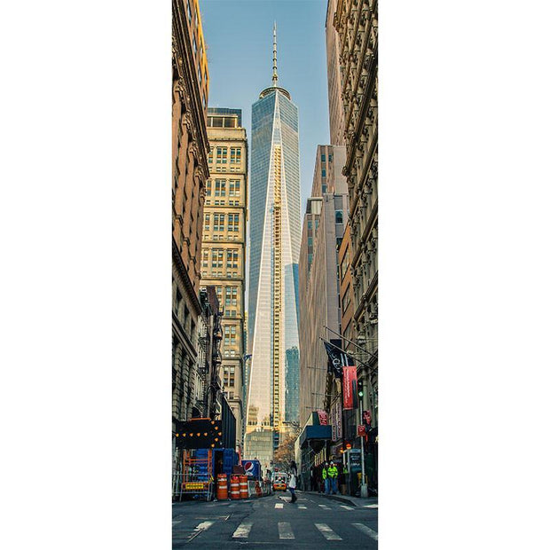 World Trade Center Door Mural-Buildings & Landmarks,Cityscapes-Eazywallz