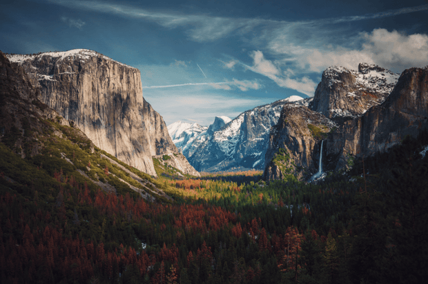 Yosemite Mountain Tunnel View Wall Mural-Landscapes & Nature-Eazywallz