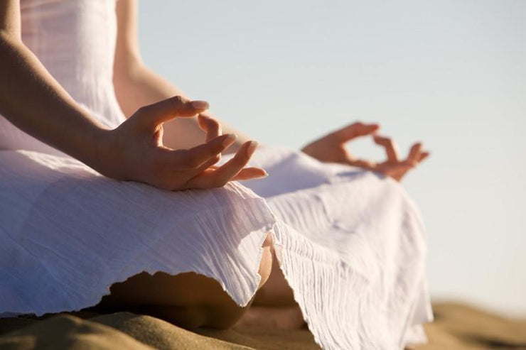 Young woman practicing yoga Wall Mural-Zen-Eazywallz